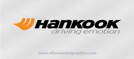 Hankook Driving Emotion Tires Decals - Pair (2 pieces)